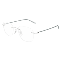 Montura de gafas Montblanc Hombre MB0430O004-SILVER-SILVER-TRANSPARENT51
